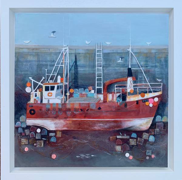 - Mixed Media on Canvas, Painting by Julie Adlard, measuring 50 x 50 cm (H x W) framed at 59 x 59 cm £750